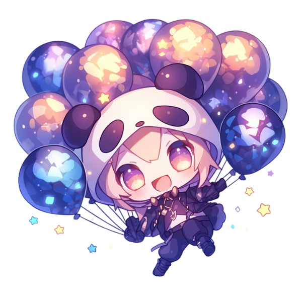 ふわふわパンダ