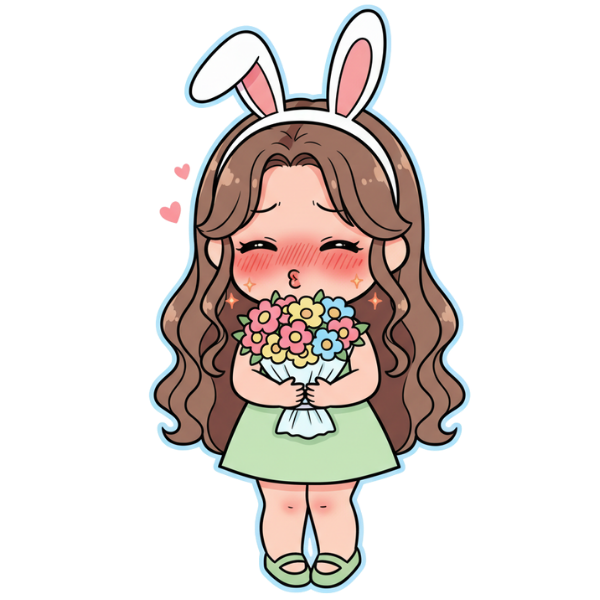 恥ずかしがり兎