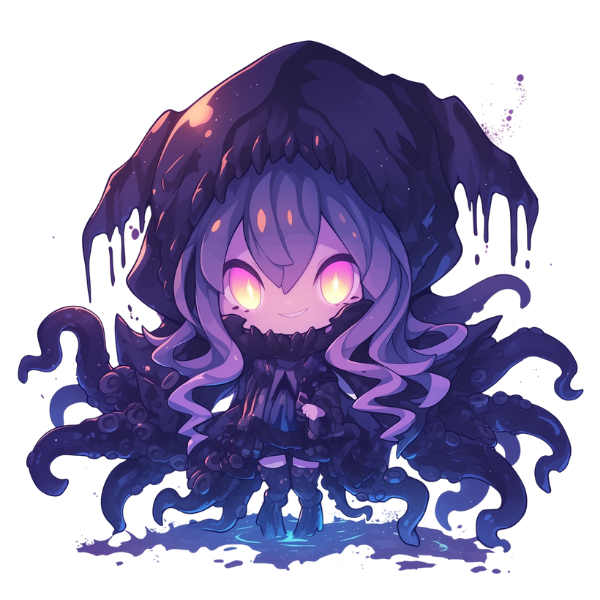 深海のダイオウイカ