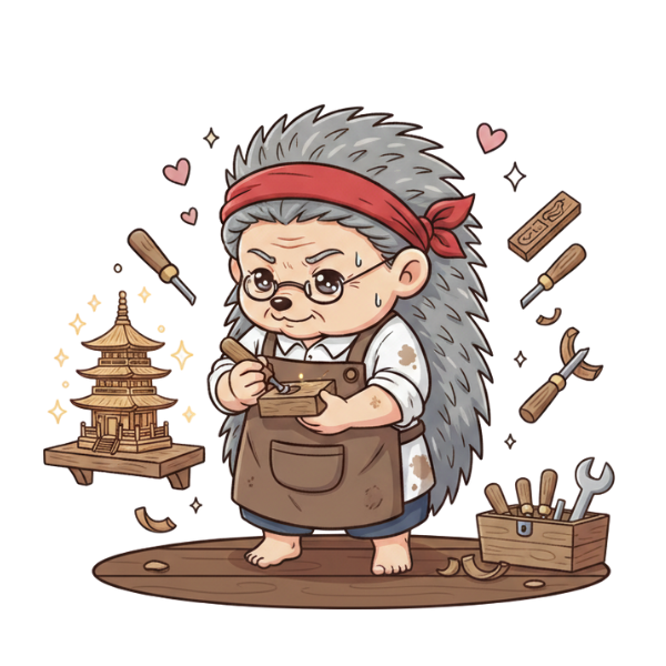 職人ハリネズミ